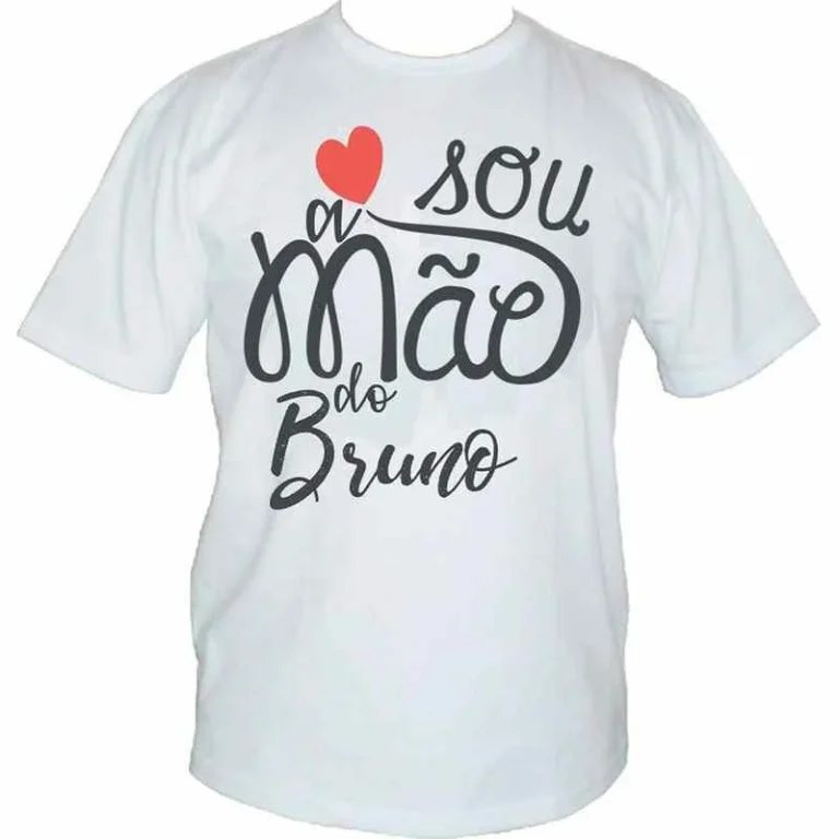 Modelo de camiseta personalizada para mãe