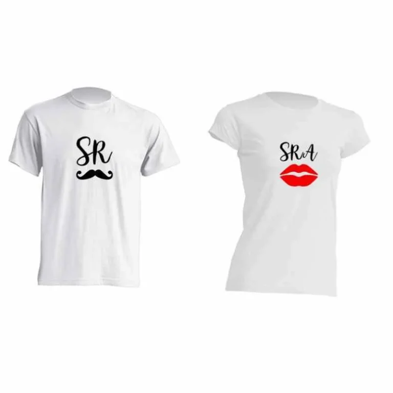 Modelos de camisetas personalizadas para casal